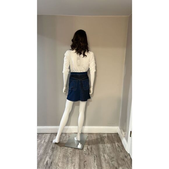 SEE BY Chloe Patchwork Denim Miniskirt Size 2 (34) NWT - Picture 12 of 12